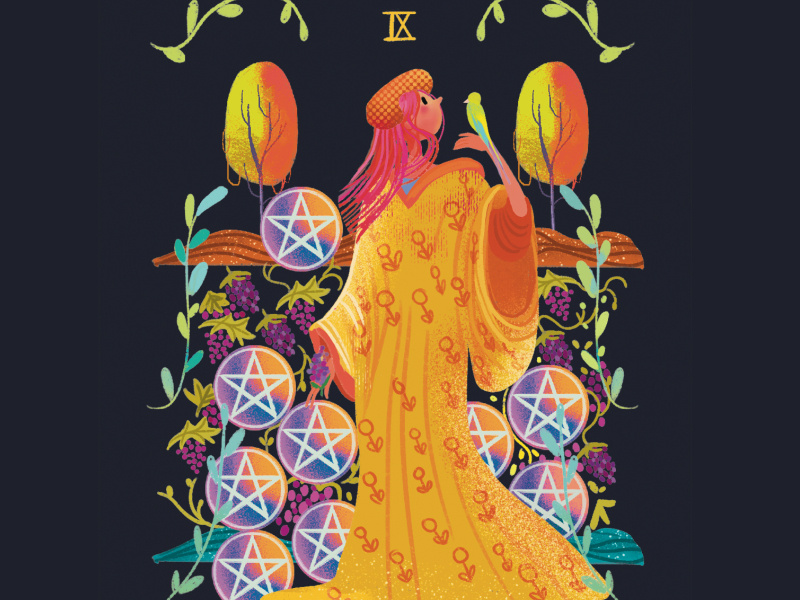 King of pentacles tarot king of pentacles tarot card hi-res stock photography and images
